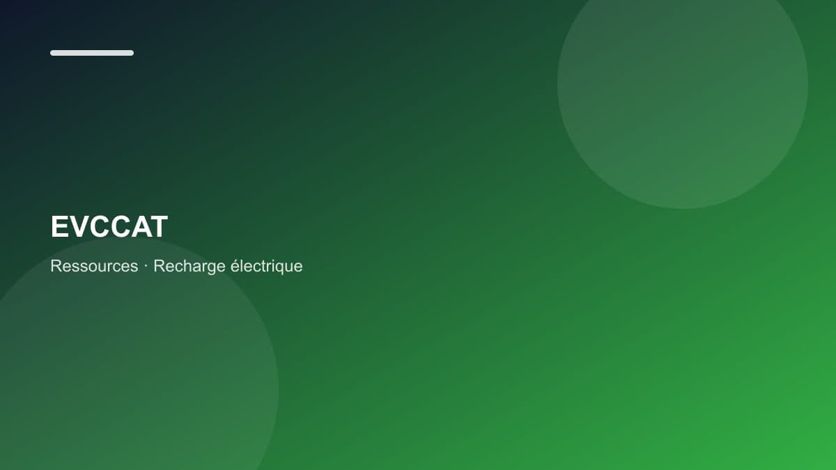 EVCCAT illustration — Charge Point Operator role
