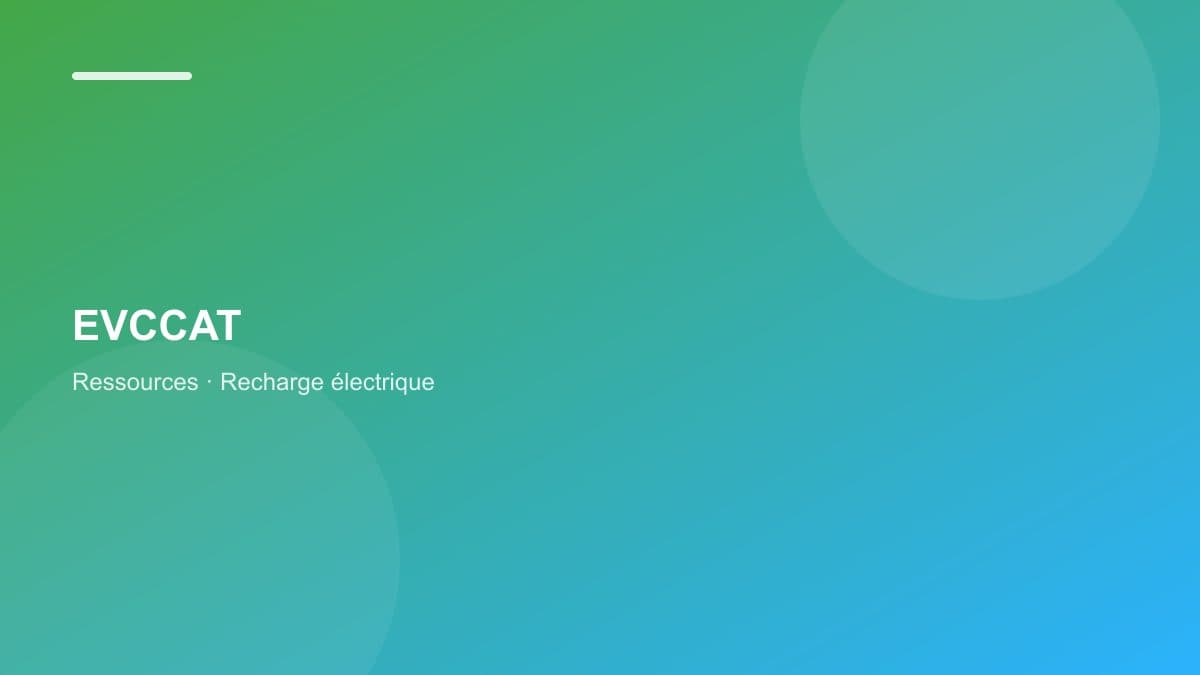 Illustration EVCCAT — choisir une plateforme CSMS