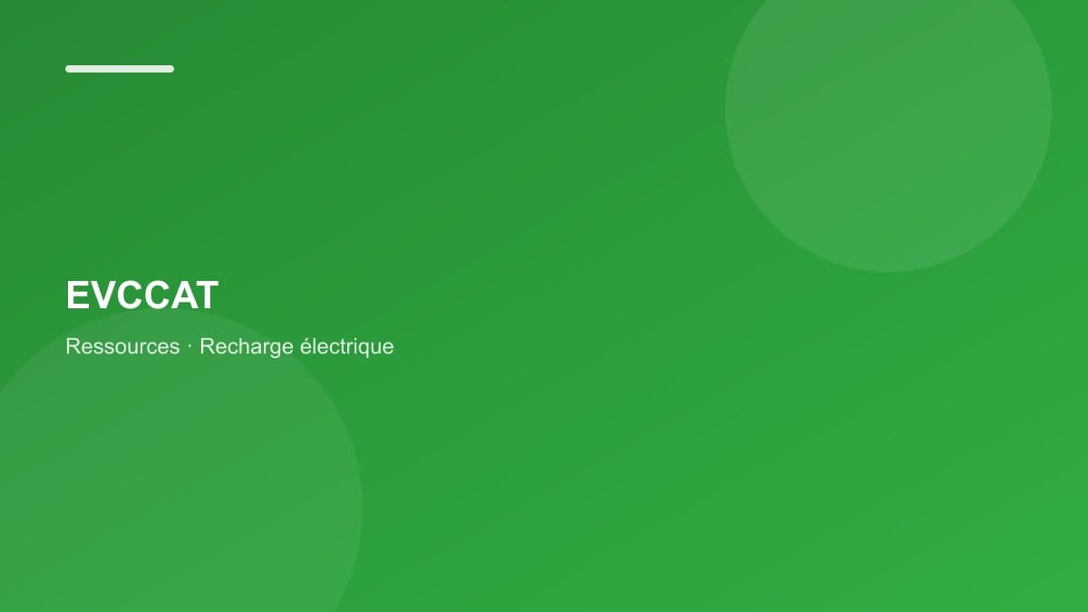 EVCCAT illustration — OCPP protocol and EV charge points