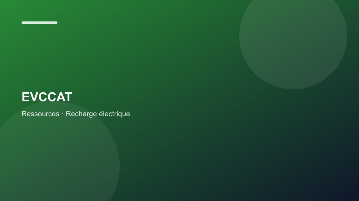 EVCCAT illustration — charging network monetization