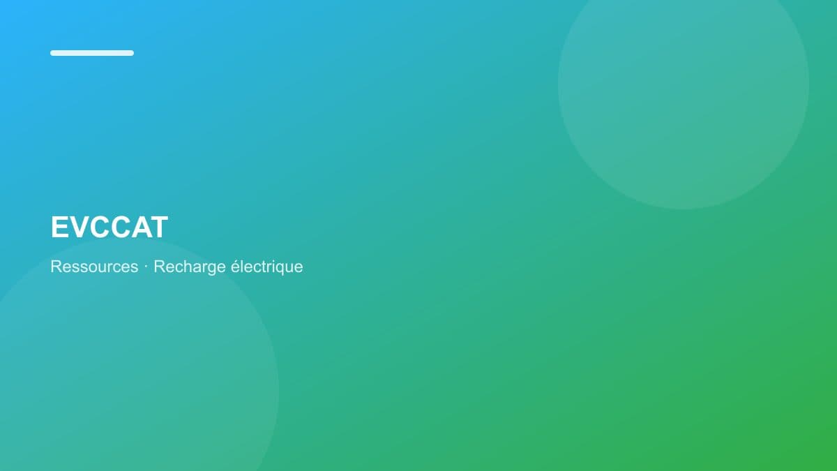 EVCCAT illustration — charging network monitoring